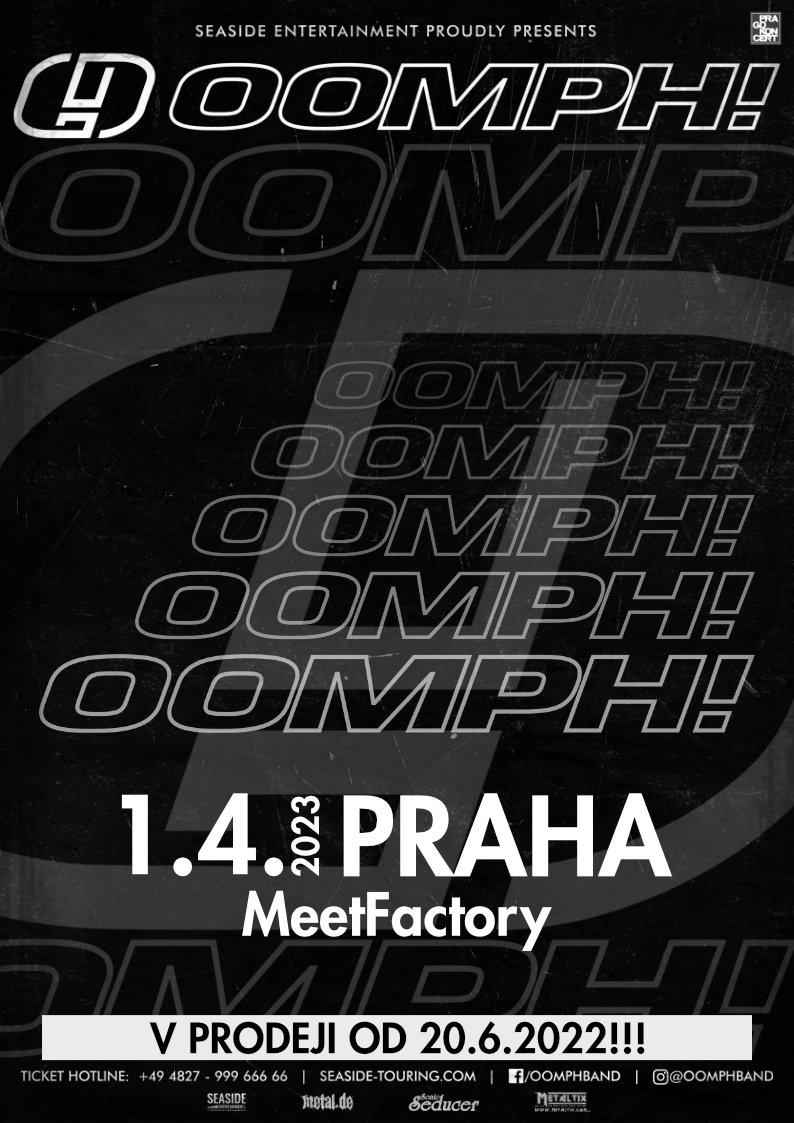 The rebirth of OOMPH! In PRAGUE in the spring of 2023! | Masters of Rock