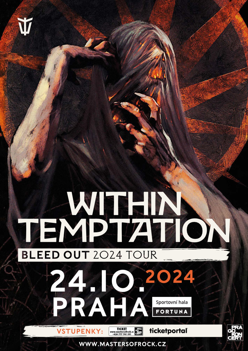 Prodej vstupenek na megakoncert WITHIN TEMPTATION v PRAZE v říjnu 2024