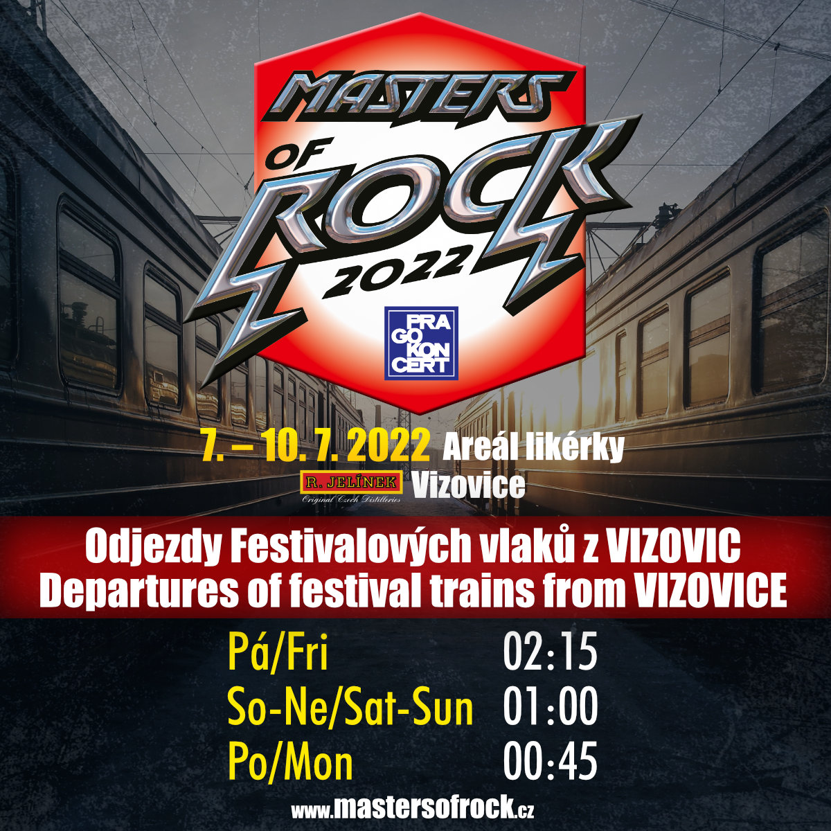 MASTERS OF ROCK 2022 – travelling by train and festival trains. | Masters  of Rock