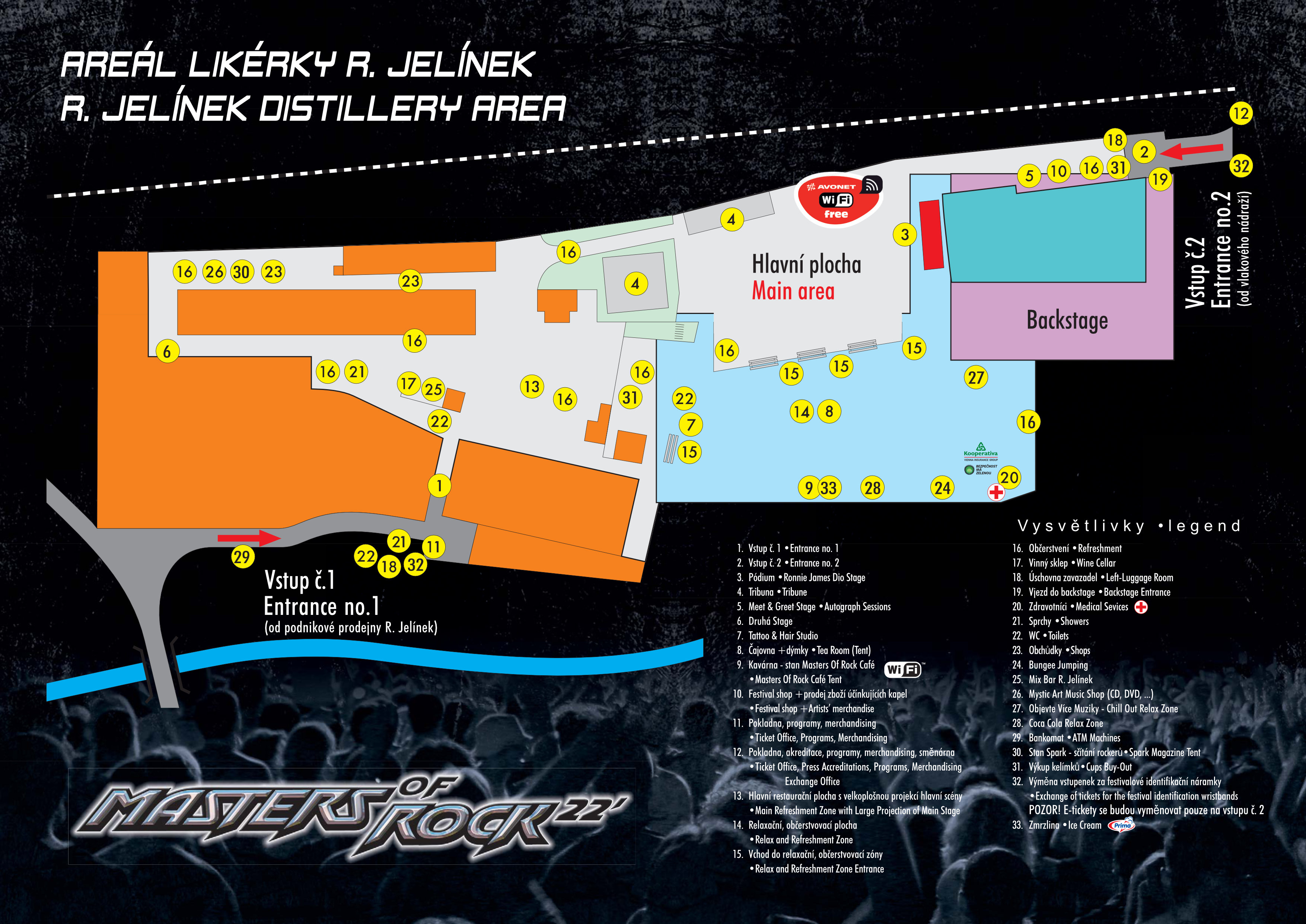 We have for you a festival MASTERS OF ROCK 2022 area map! | Masters of Rock